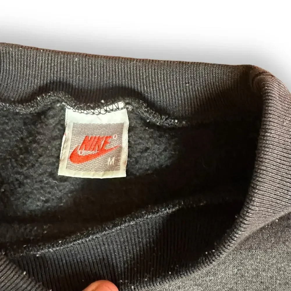 Rare VTG 90s Michael Jordan Sweatshirt M Black Nike Made In USA Vintage M
